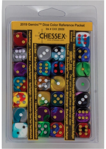 Chessex Gemini Polyhedral Dice Set 7pc