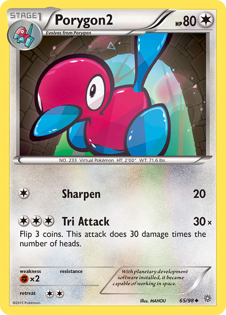 Porygon2 (65/98) [XY: Ancient Origins] Reverse Holofoil