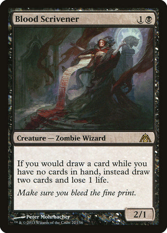 Blood Scrivener [Dragon's Maze] Foil