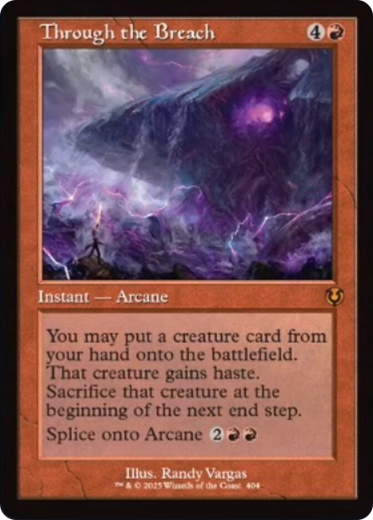 Through the Breach (Retro Frame) [Innistrad Remastered] Foil