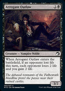 Arrogant Outlaw [Innistrad: Midnight Hunt] Foil