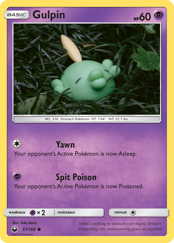 Gulpin (57/168) [Sun & Moon: Celestial Storm] Reverse Holofoil