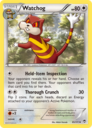 Watchog (85/111) [XY: Furious Fists] Reverse Holofoil