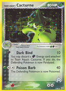 Team Aqua's Cacturne (1/95) [EX: Team Magma vs Team Aqua] Reverse Holofoil