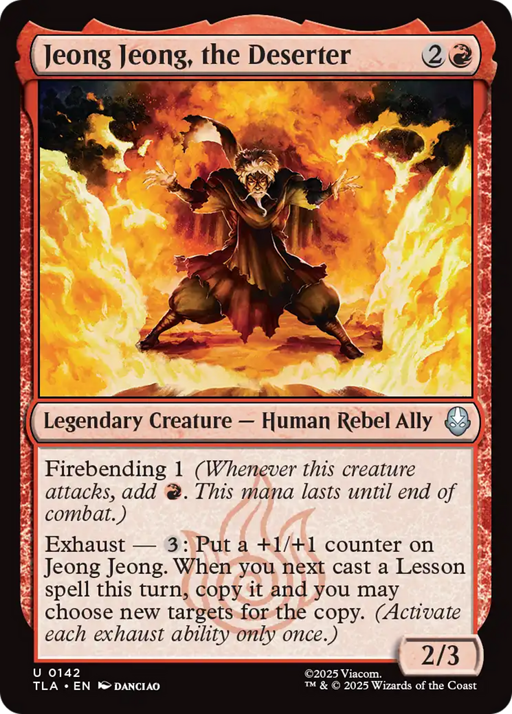 Jeong Jeong, the Deserter [Avatar: The Last Airbender] Foil