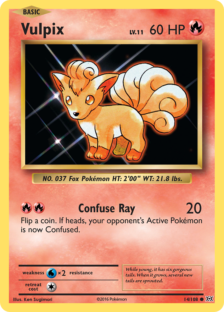 Vulpix (14/108) [XY: Evolutions] Reverse Holofoil