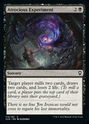 Atrocious Experiment [Commander Legends: Battle for Baldur's Gate] Foil