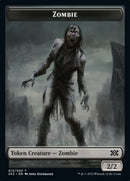 Zombie // Knight Double-Sided Token [Double Masters 2022 Tokens] Foil