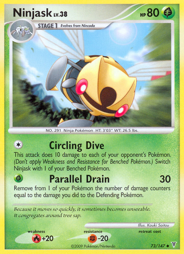 Ninjask (73/147) [Platinum: Supreme Victors] Reverse Holofoil