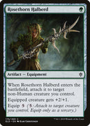 Rosethorn Halberd [Throne of Eldraine] Foil