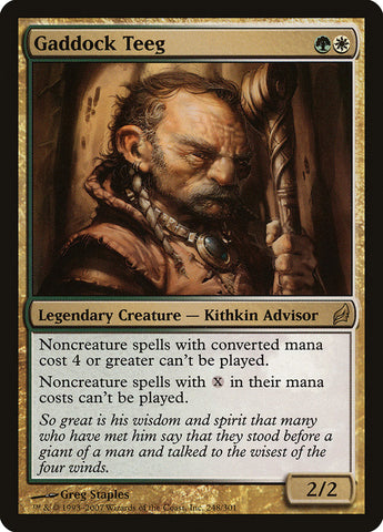 Gaddock Teeg [Lorwyn] Foil