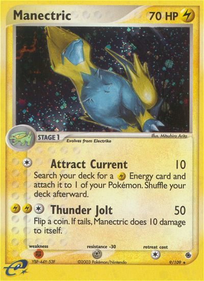 Manectric (9/109) [EX: Ruby & Sapphire] Reverse Holofoil