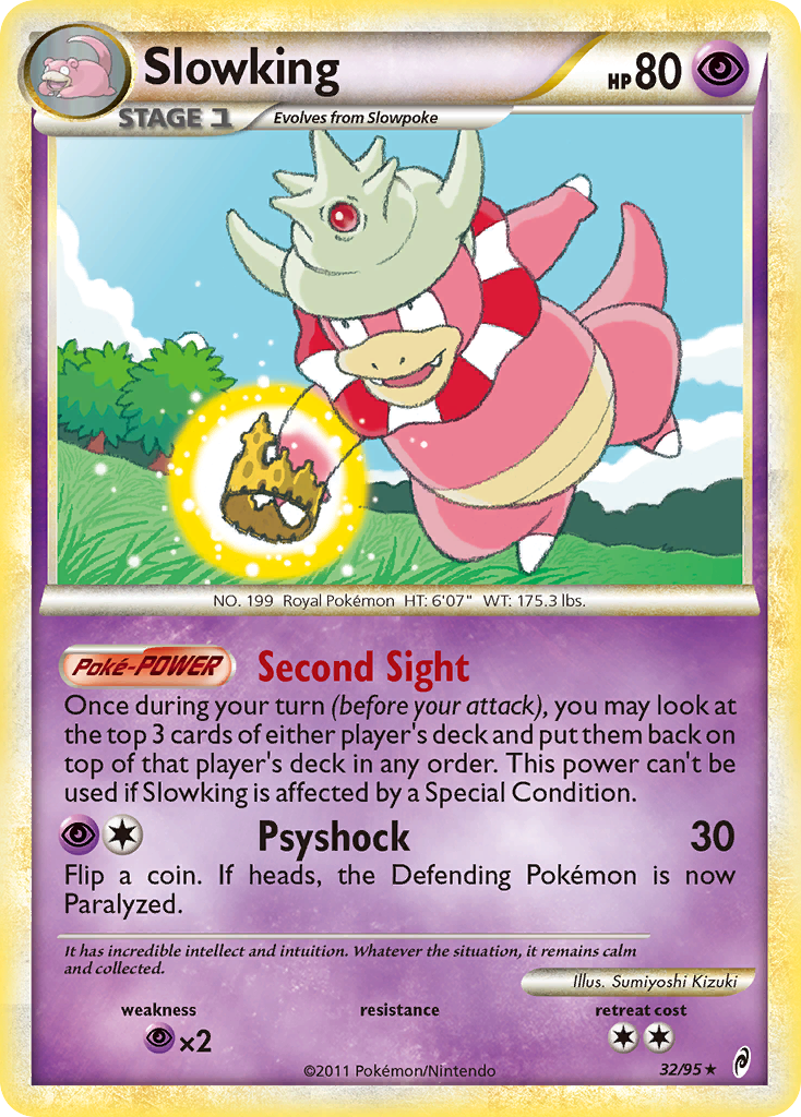 Slowking (32/95) [HeartGold & SoulSilver: Call of Legends] Reverse Holofoil