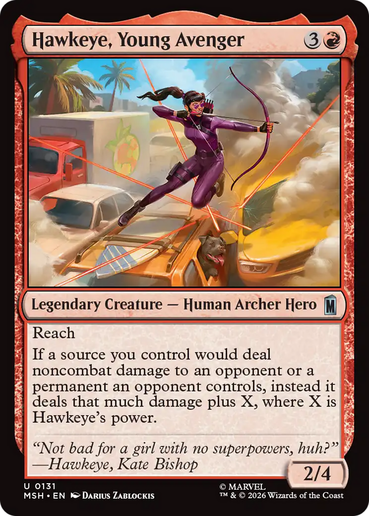 Hawkeye, Young Avenger [Marvel Super Heroes] Foil
