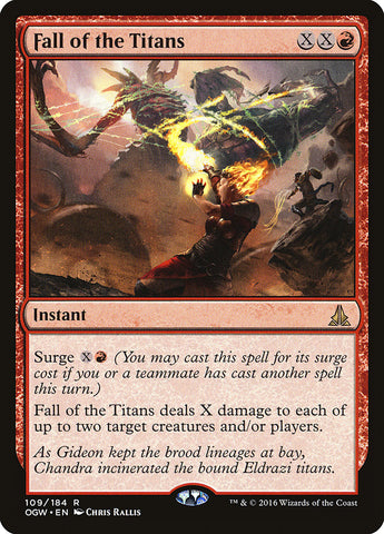 Fall of the Titans [Oath of the Gatewatch] Foil