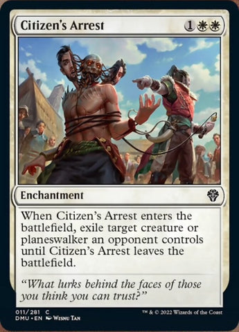 Citizen's Arrest [Dominaria United] Foil