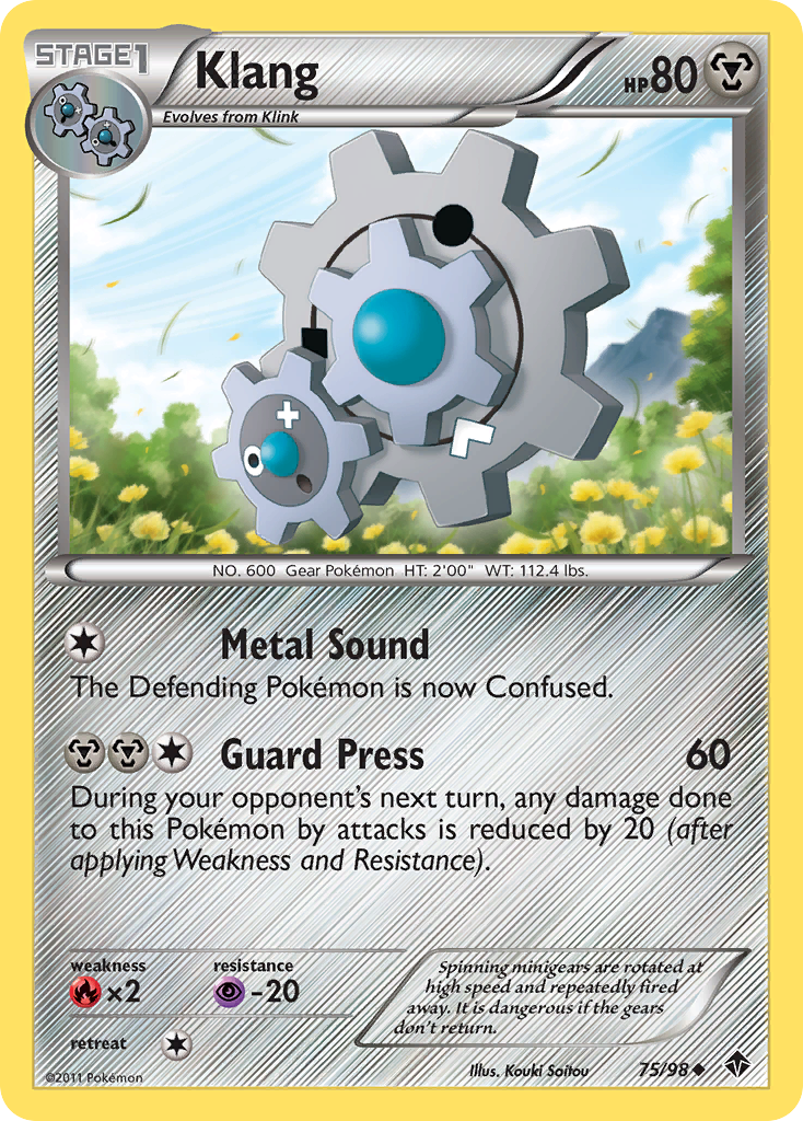 Klang (75/98) [Black & White: Emerging Powers] Reverse Holofoil