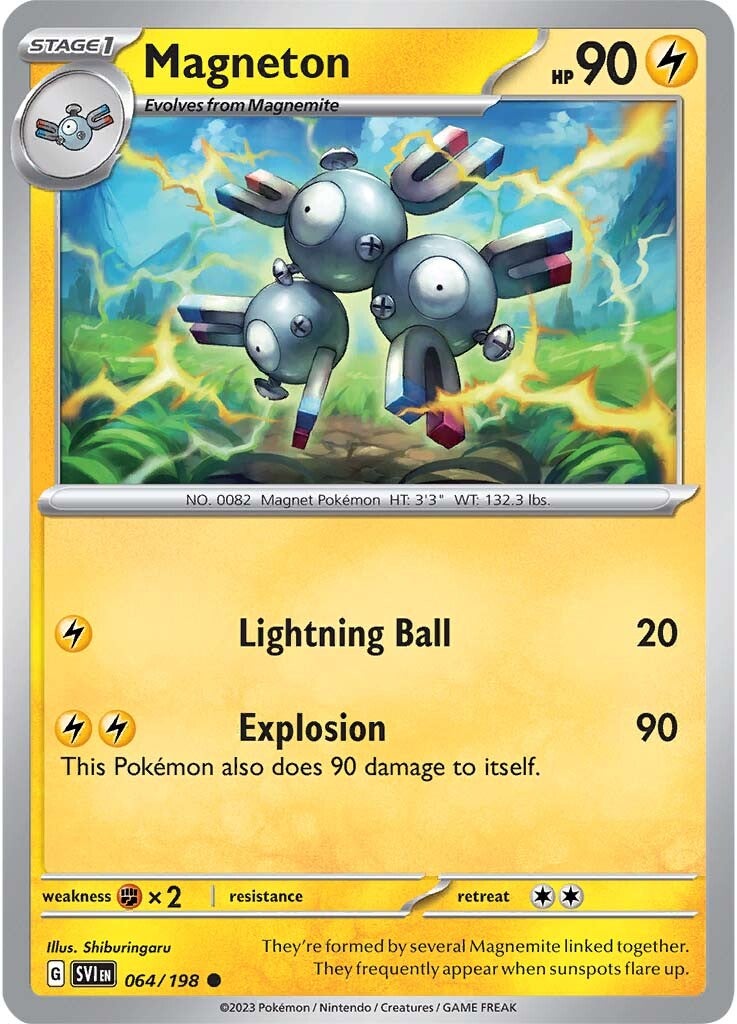 Magneton (064/198) [Scarlet & Violet: Base Set] Reverse Holofoil