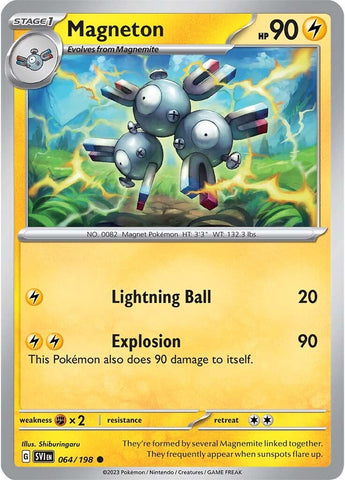 Magneton (064/198) [Scarlet & Violet: Base Set] Reverse Holofoil