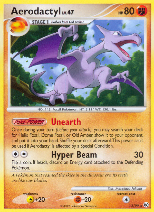 Aerodactyl (13/99) [Platinum: Arceus] Reverse Holofoil