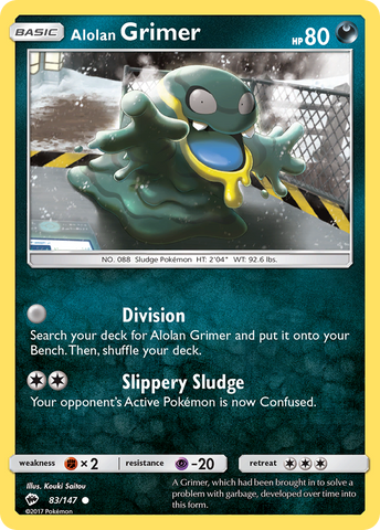 Alolan Grimer (83/147) [Sun & Moon: Burning Shadows] Reverse Holofoil