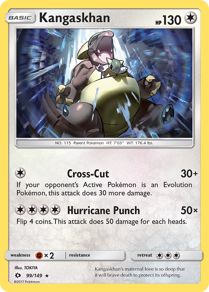 Kangaskhan (99/149) [Sun & Moon: Base Set] Reverse Holofoil