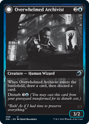 Overwhelmed Archivist // Archive Haunt [Innistrad: Double Feature] Foil