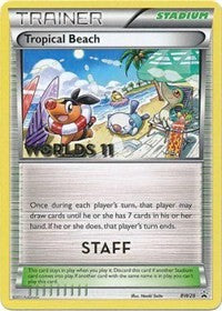 Tropical Beach (BW28) (Staff) [Black & White: Black Star Promos] Holofoil