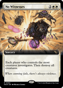No Witnesses (Extended Art) [Murders at Karlov Manor] Foil