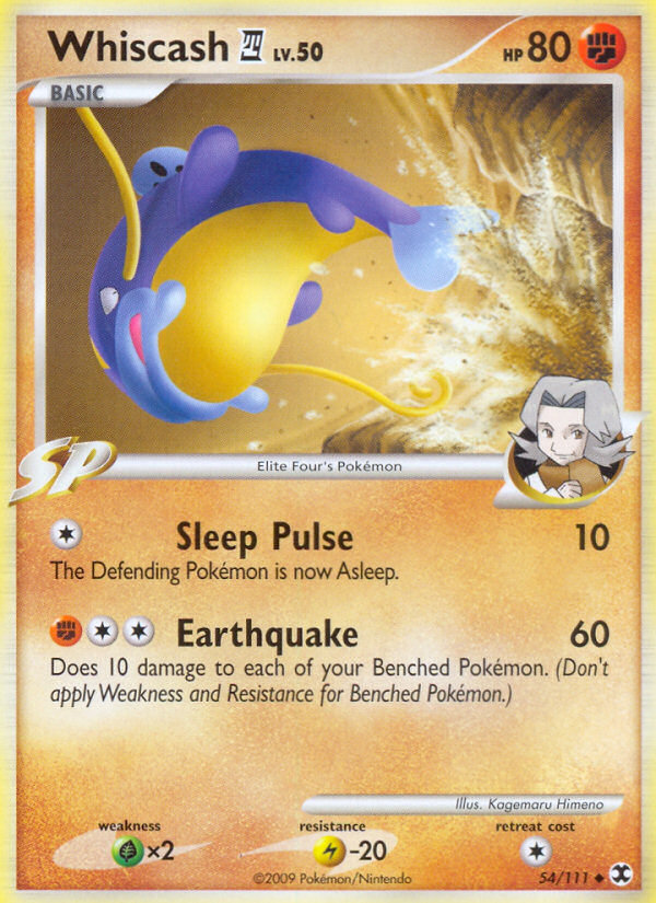Whiscash (54/111) [Platinum: Rising Rivals] Reverse Holofoil