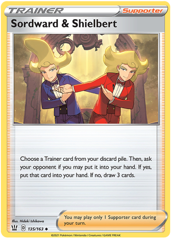 Sordward & Shielbert (135/163) [Sword & Shield: Battle Styles] Reverse Holofoil