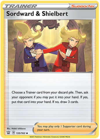 Sordward & Shielbert (135/163) [Sword & Shield: Battle Styles] Reverse Holofoil