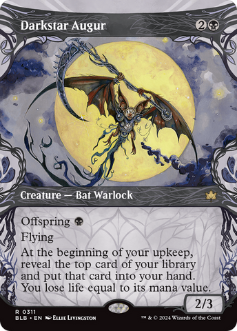 Darkstar Augur (Showcase) [Bloomburrow] Foil