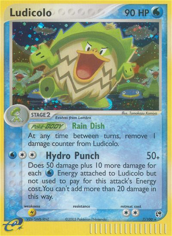 Ludicolo (7/100) [EX: Sandstorm] Reverse Holofoil