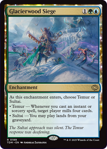 Glacierwood Siege [Tarkir: Dragonstorm] Foil