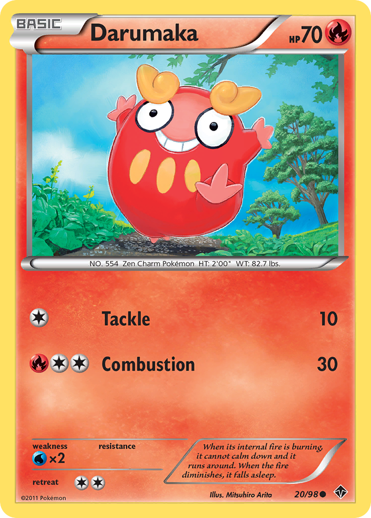 Darumaka (20/98) [Black & White: Emerging Powers] Reverse Holofoil