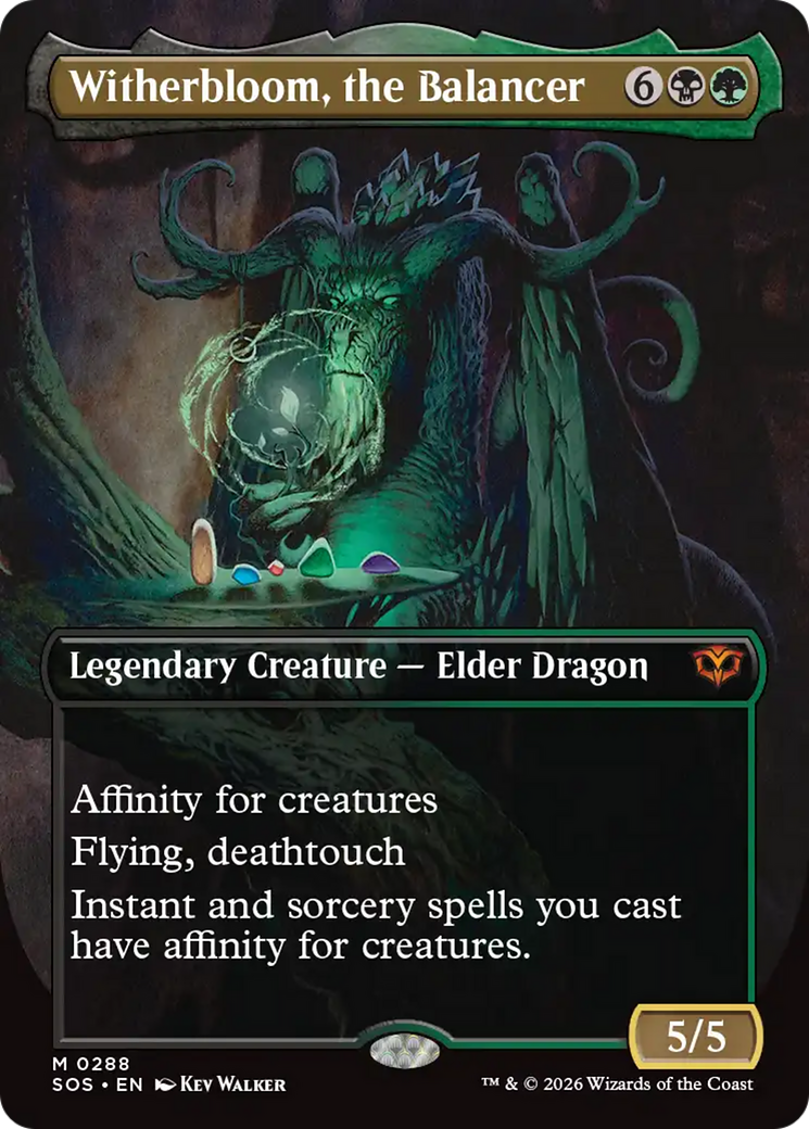 Witherbloom, the Balancer (Borderless) [Secrets of Strixhaven] Foil