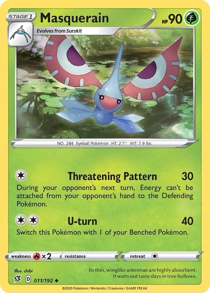 Masquerain (011/192) [Sword & Shield: Rebel Clash] Reverse Holofoil
