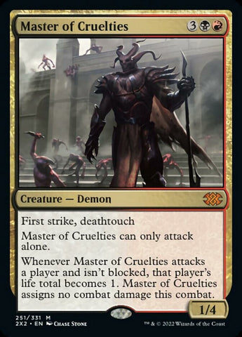 Master of Cruelties [Double Masters 2022] Foil