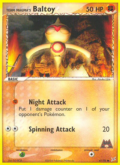 Team Magma's Baltoy (61/95) [EX: Team Magma vs Team Aqua] Reverse Holofoil