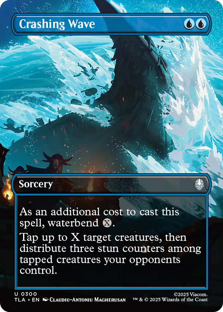 Crashing Wave (Borderless) [Avatar: The Last Airbender] Foil