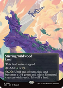 Stirring Wildwood (0084) (Borderless) [Edge of Eternities: Stellar Sights] Foil