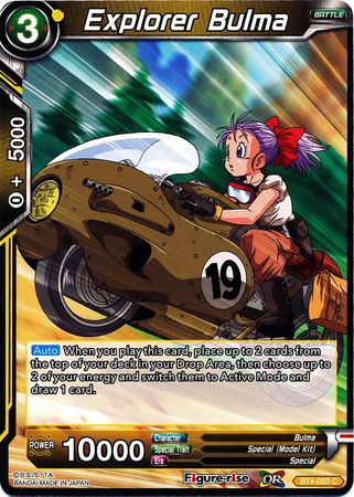 Explorer Bulma (BT4-093) [Colossal Warfare] Parallel Foil