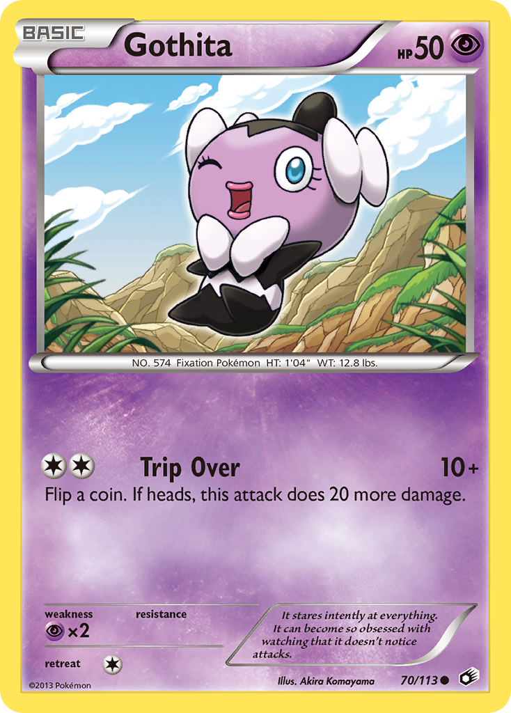 Gothita (70/113) [Black & White: Legendary Treasures] Reverse Holofoil