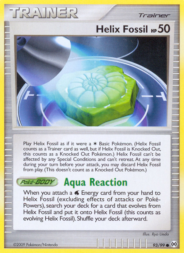 Helix Fossil (93/99) [Platinum: Arceus] Reverse Holofoil