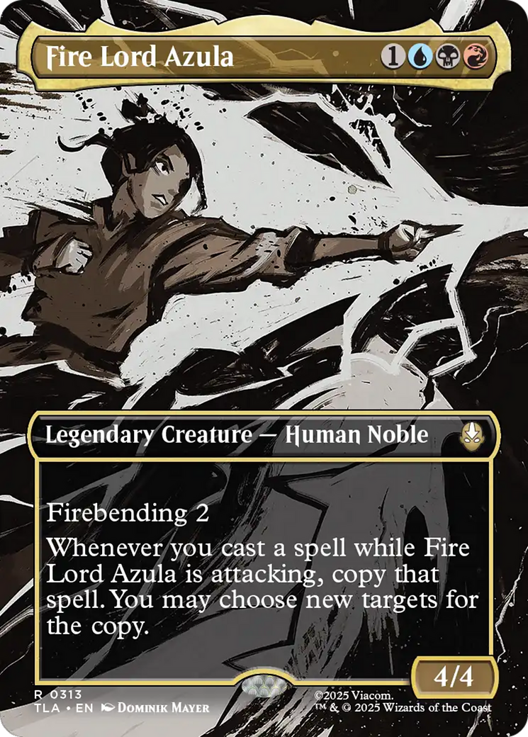 Fire Lord Azula (0313) (Borderless) [Avatar: The Last Airbender] Foil