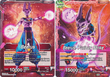 Beerus // Beerus, Furious Strike (BT8-002) [Malicious Machinations] Parallel Foil
