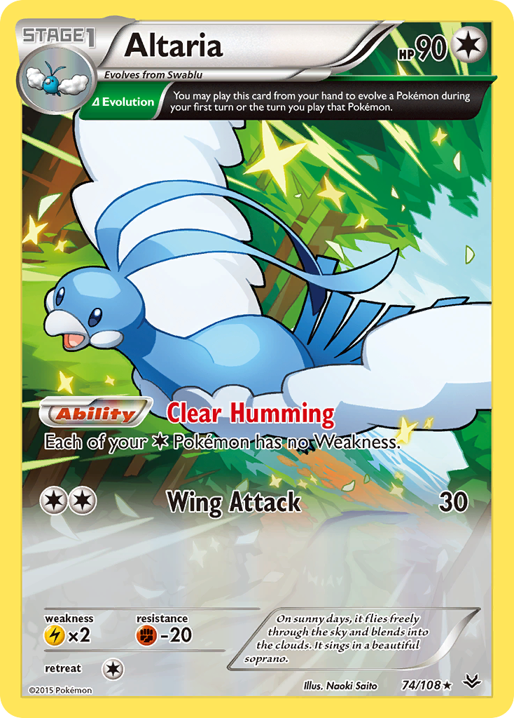 Altaria (74/108) [XY: Roaring Skies] Reverse Holofoil