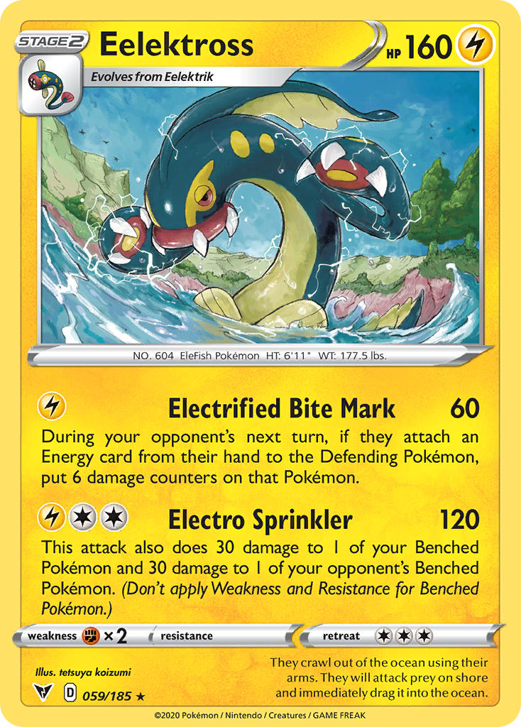 Eelektross (059/185) [Sword & Shield: Vivid Voltage] Reverse Holofoil