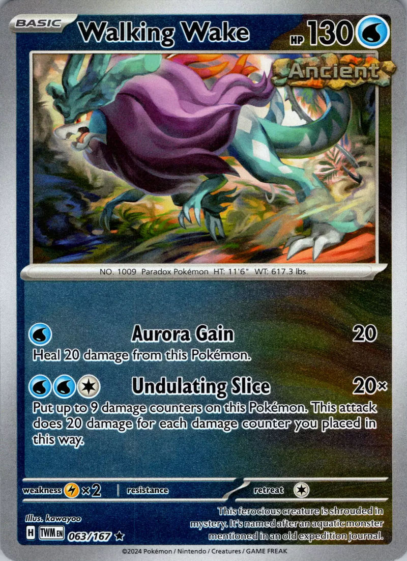 Walking Wake (063/167) [Scarlet & Violet: Twilight Masquerade] Reverse Holofoil